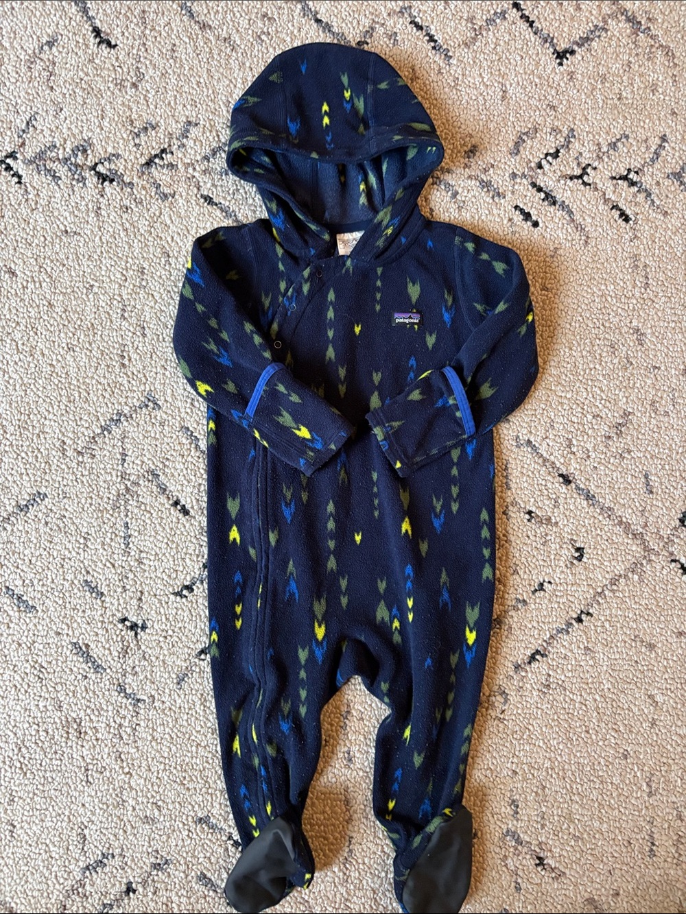 Patagonia Infant Micro D Fleece Bunting - Size 12-18 Months